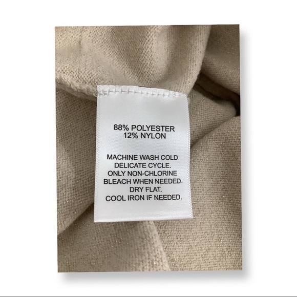 Broadway 38 Size Medium Shimmery Sweater Skirt With Elastic Waist. New With Tags - Picture 4 of 4